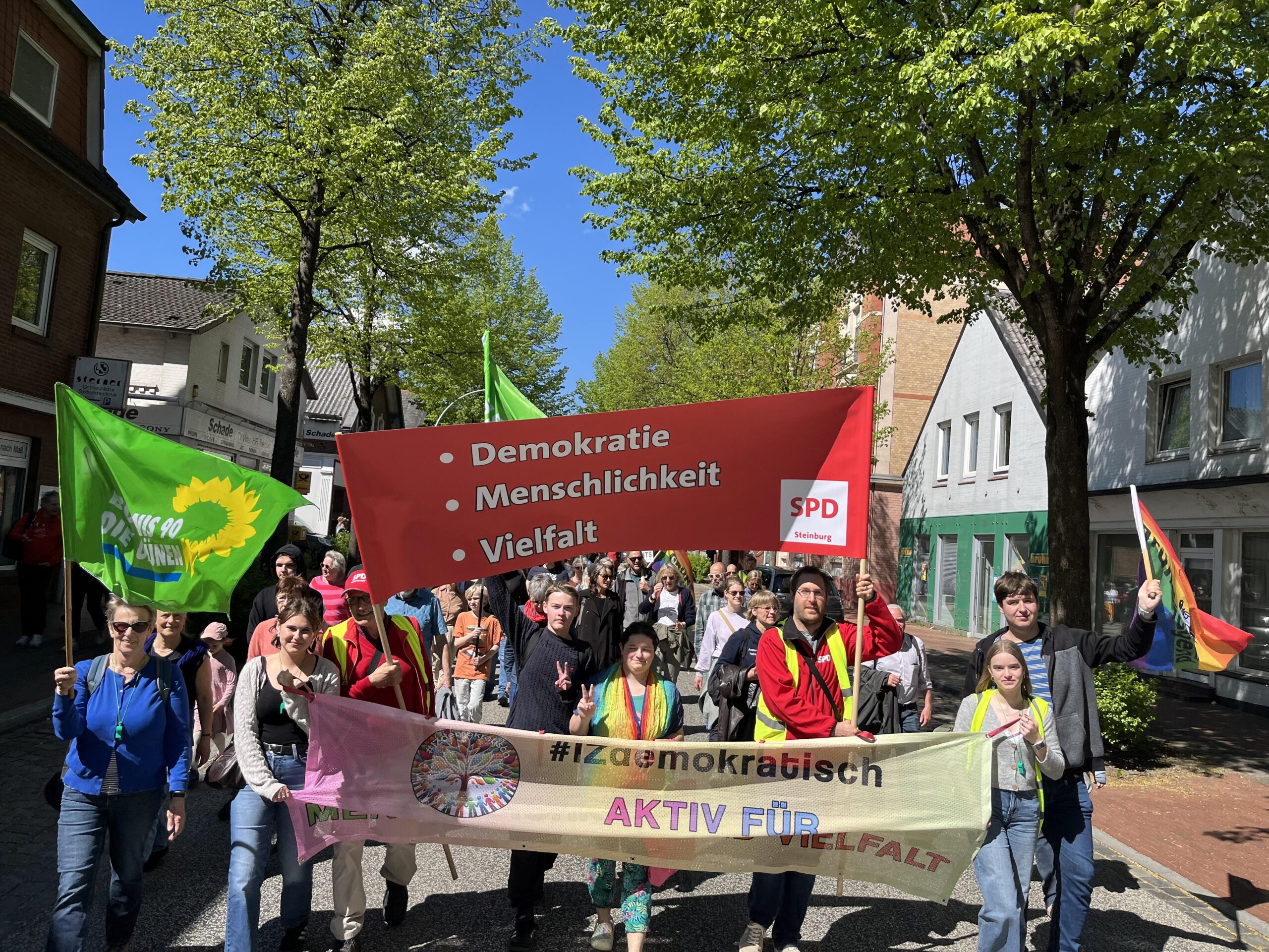 Demonstration für Demokratie, Vielfalt und Menschlichkeit – gegen Ausgrenzung, Hass und Hetze